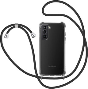 Силиконов гръб с връзка Cord Case за Samsung Galaxy S21 5G G991 кристално прозрачен 
